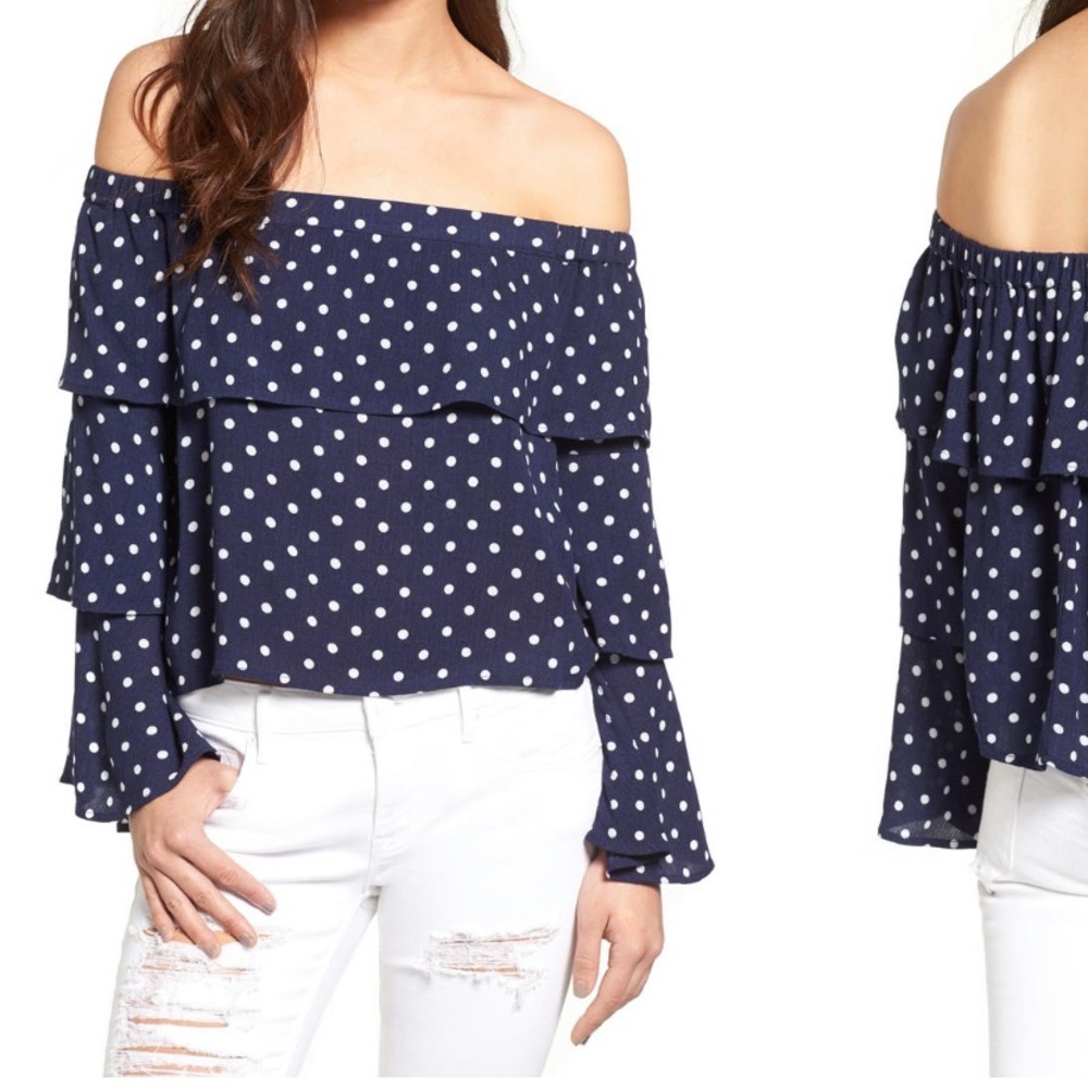Tiered Off the Shoulder Top
